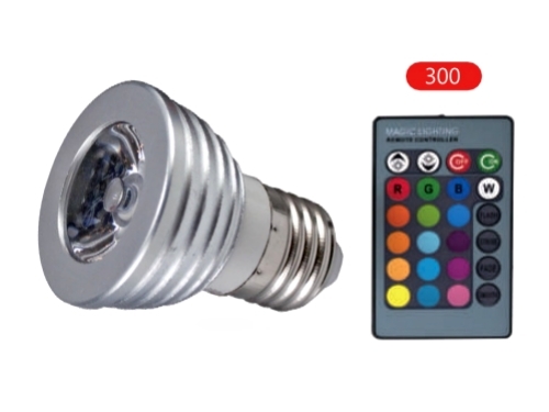 LED燈飾︰LED燈泡、LED燈管、LED燈具批發～RGB杯燈/附遙控