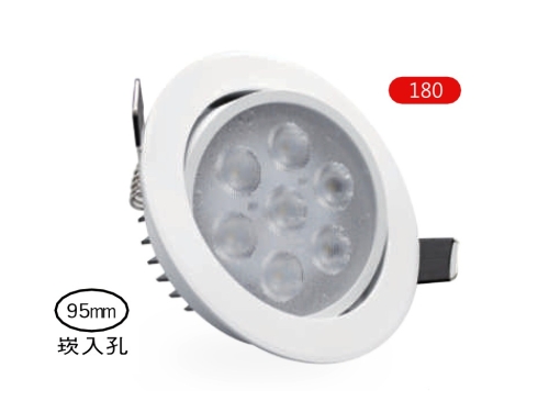 LED節能照明．LED嵌燈．LED軌道燈．LED平板燈～95mm崁燈