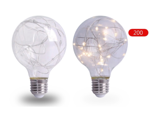 LED燈飾︰LED燈泡、LED燈管、LED燈具批發～G80銅線燈