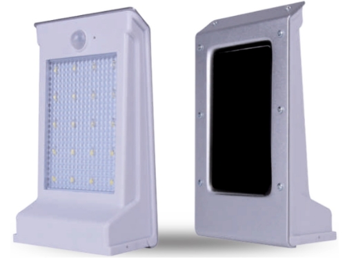 LED太陽能燈飾、LED防水燈具．LED戶外燈具照明～太陽能壁燈20LED